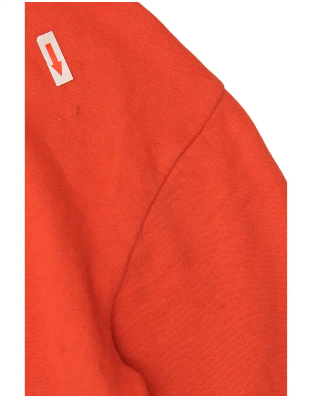 Marks & Spencer Dame Oversized Hoodie Jumper UK 12 Medium Orange Bomuld