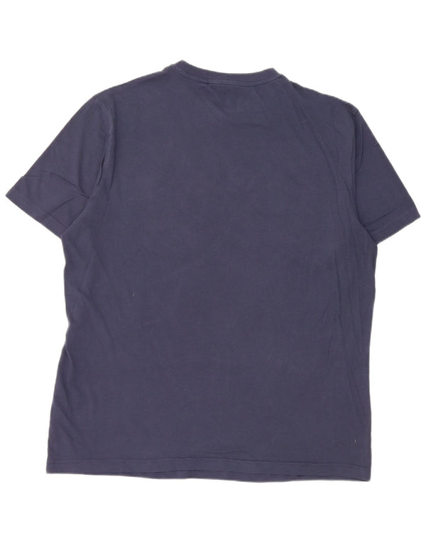 Penguin Herre grafisk T-shirt top 2XL marineblå bomuld