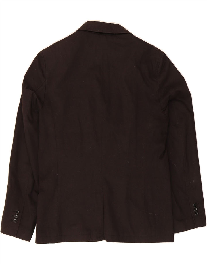 GUESS Mens 2 Button Blazer Jacket UK 40 Large Black Cotton Vintage Guess and Second-Hand Guess from Messina Hembry 