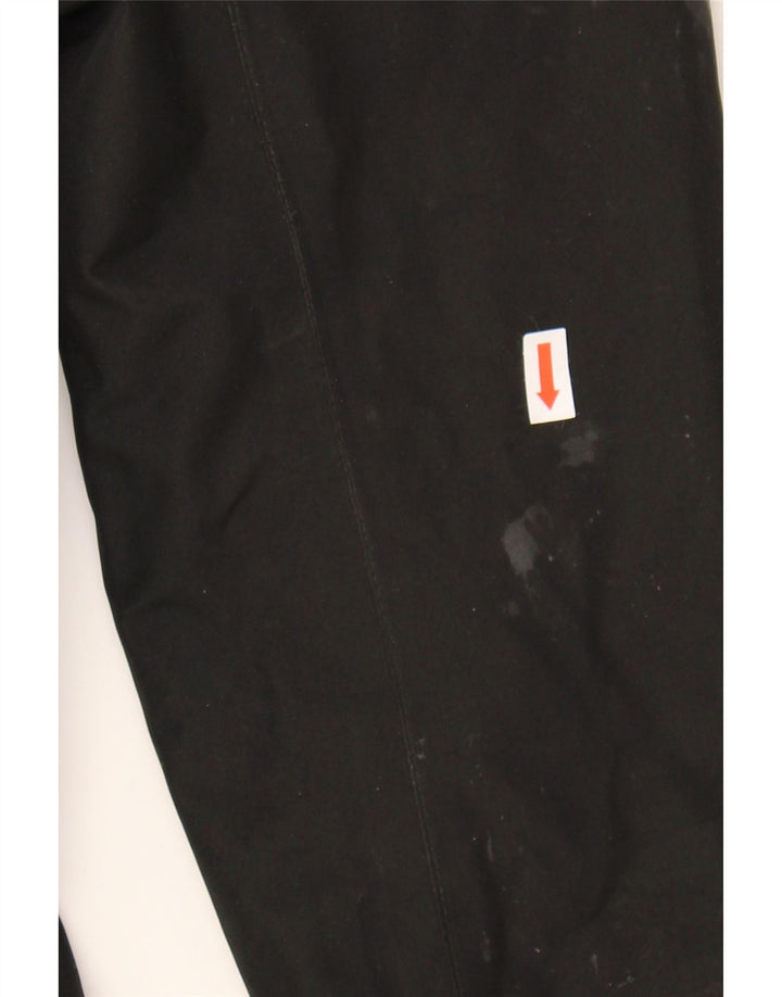 HELLY HANSEN Womens Hooded Windbreaker Coat UK 14 Medium Black Polyester Vintage Helly Hansen and Second-Hand Helly Hansen from Messina Hembry 