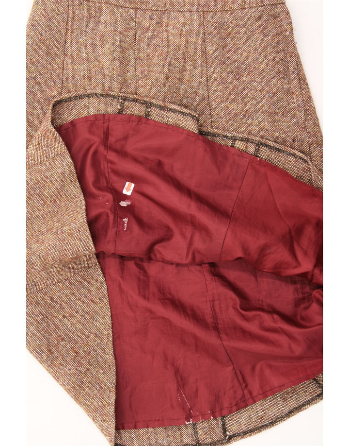 VINTAGE Womens A-Line Skirt W30 Medium Brown Vintage Vintage and Second-Hand Vintage from Messina Hembry 