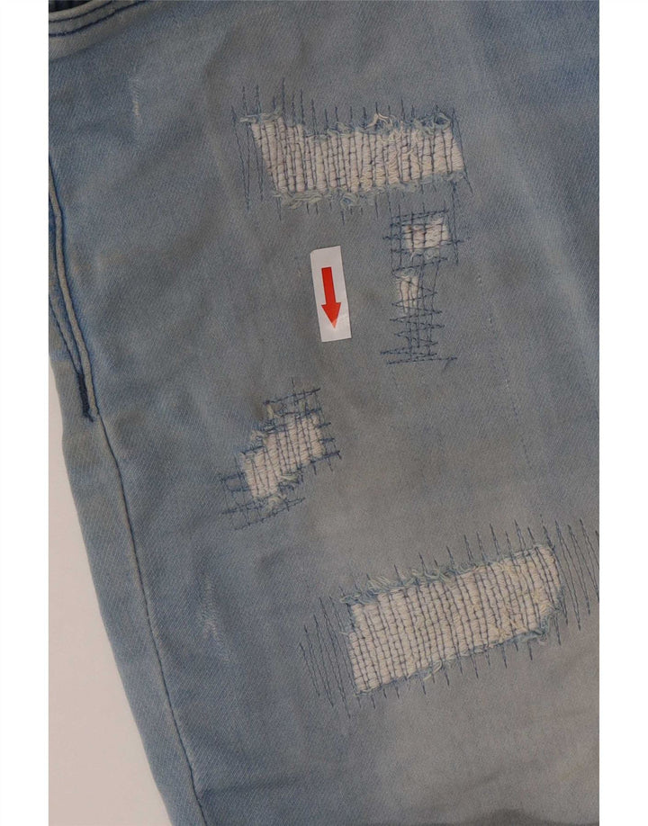 Jack & Jones Herre nødlidende denimshorts Små W29 blå bomuld
