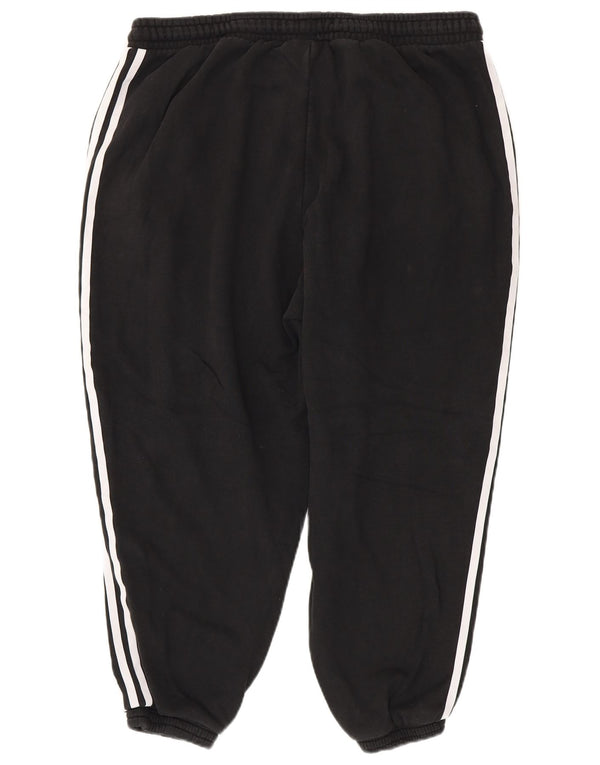 Adidas Womens Tracksuit Trousers Joggers UK 20/22 XL Black Cotton