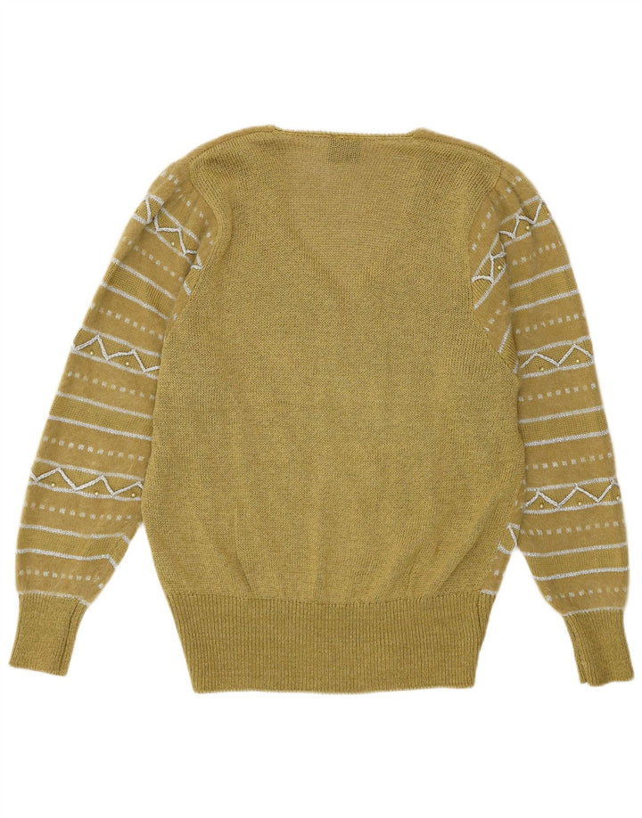 Your Sixth Sense Dame V-hals sweater EU 40/42 Medium Khaki