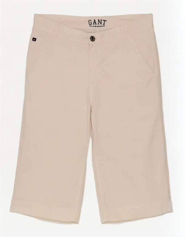 Gant Bermuda Shorts til kvinder W30 Medium Off White Bomuld