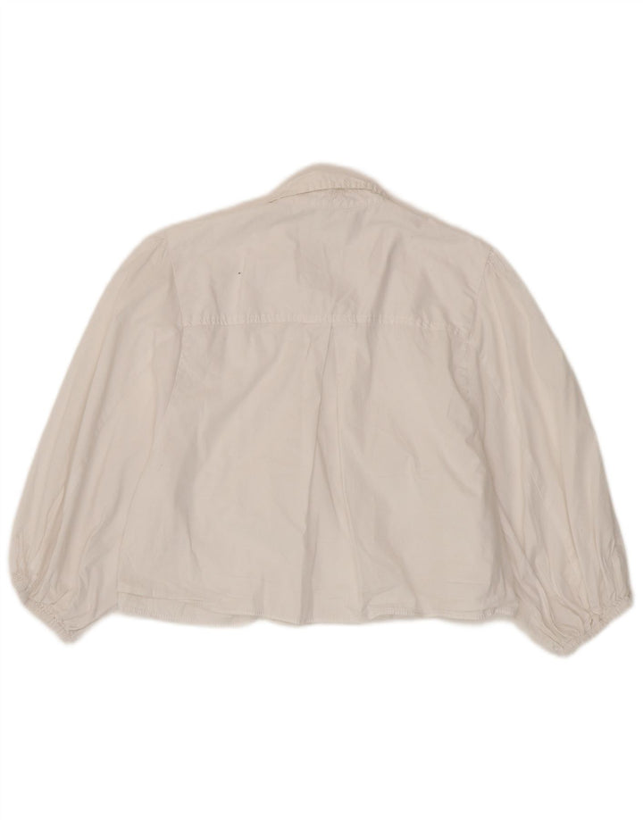 Zara skjortebluse til kvinder UK 18 XL Hvid