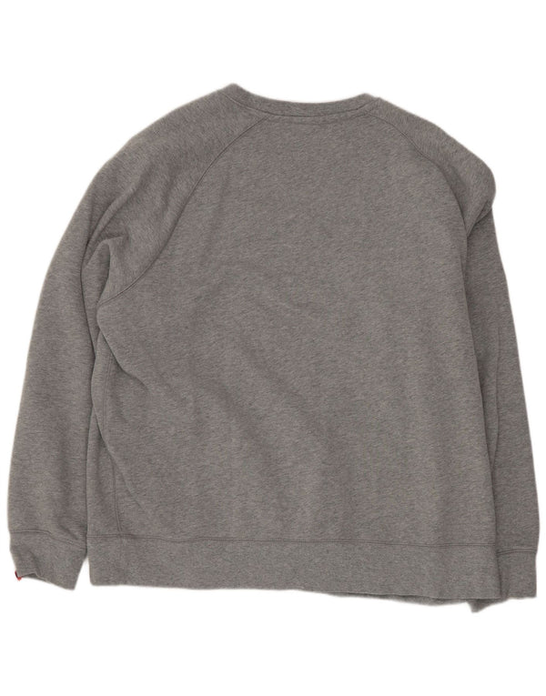Nike Sweatshirt Jumper til mænd 2XL Grå Bomuld