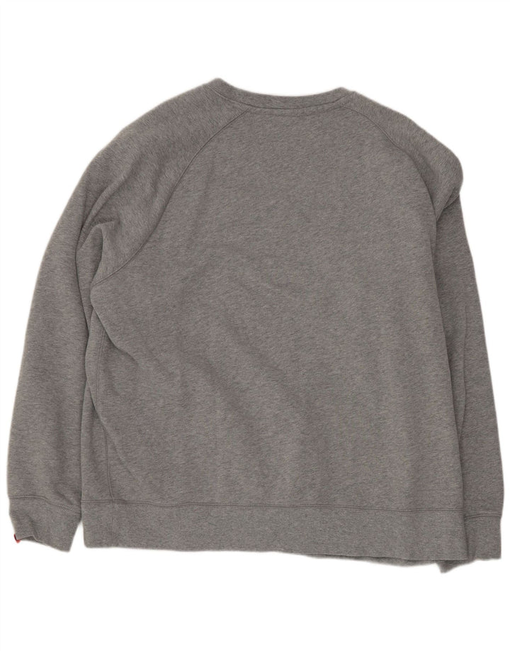 Nike Sweatshirt Jumper til mænd 2XL Grå Bomuld