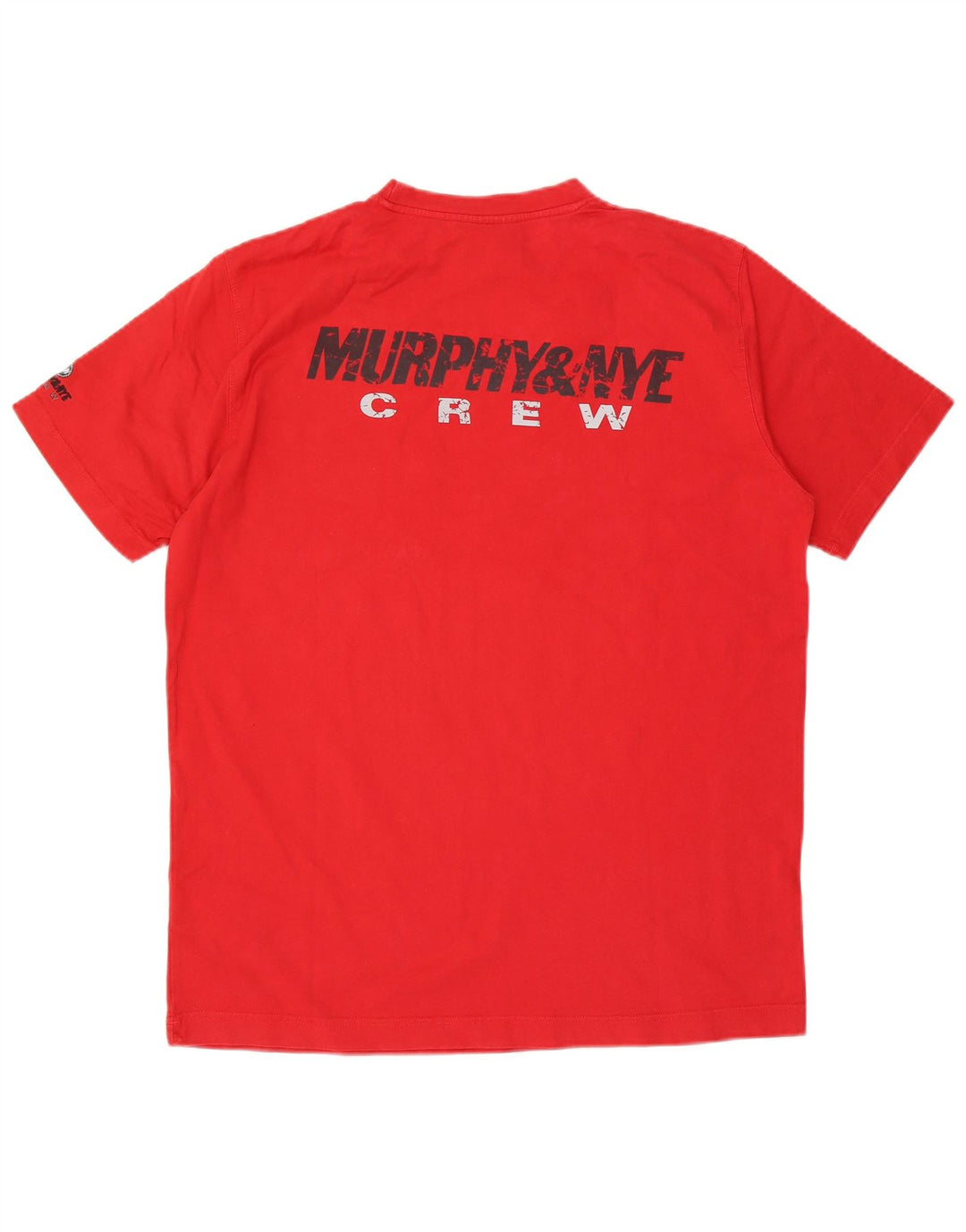 Murphy & Nye Herre Grafisk T-Shirt Top 2XL Rød Bomuld
