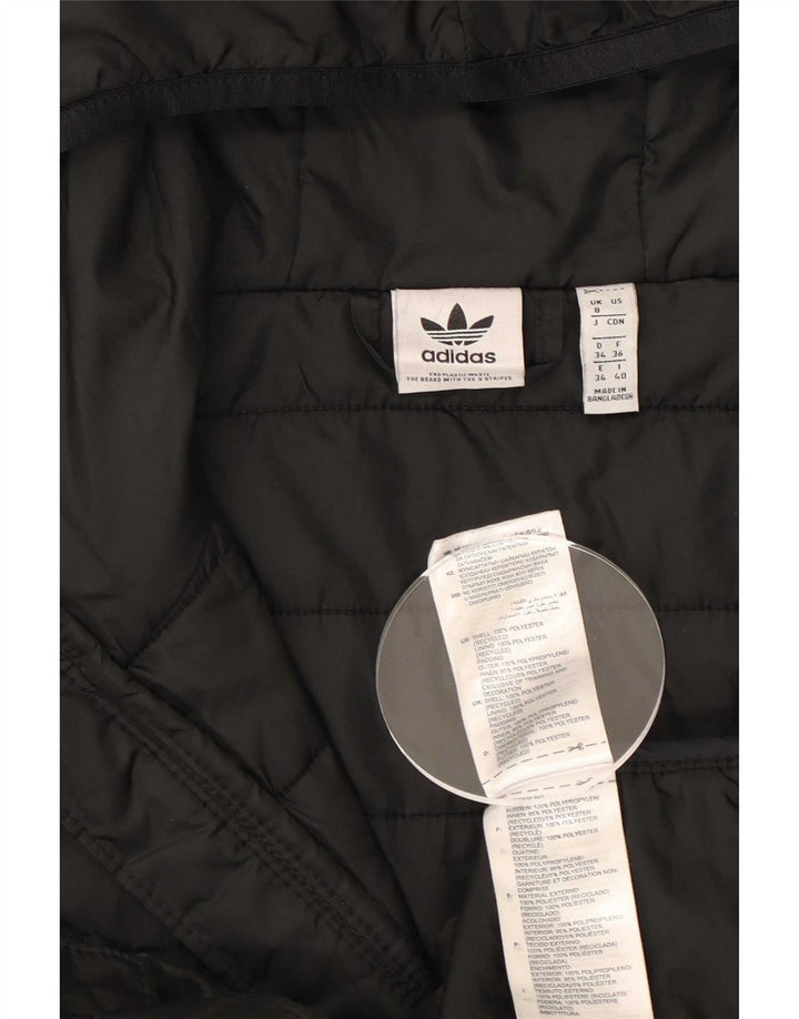 Adidas hættejakke til kvinder UK 8 Lille sort polyester