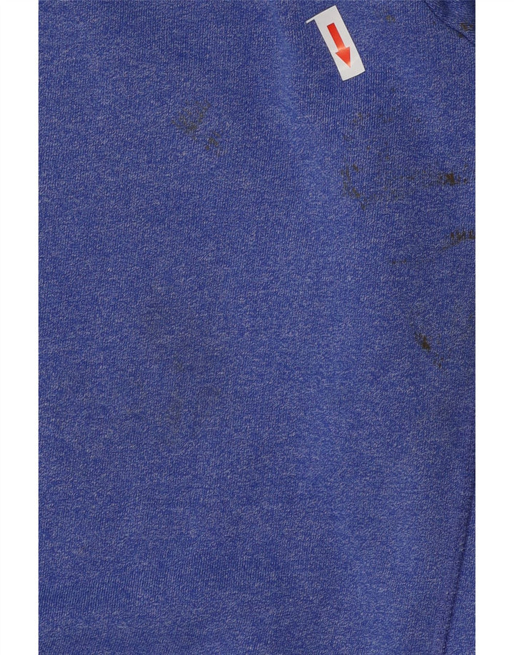 Superdry grafisk sweatshirt til mænd, stor blå bomuld