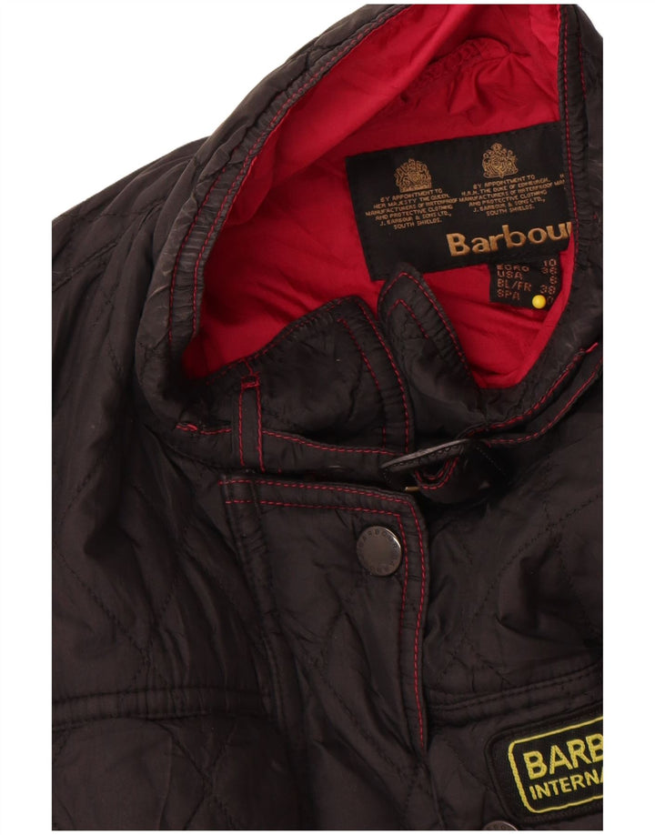 Barbour Quiltet jakke til kvinder UK 10 Lille Sort