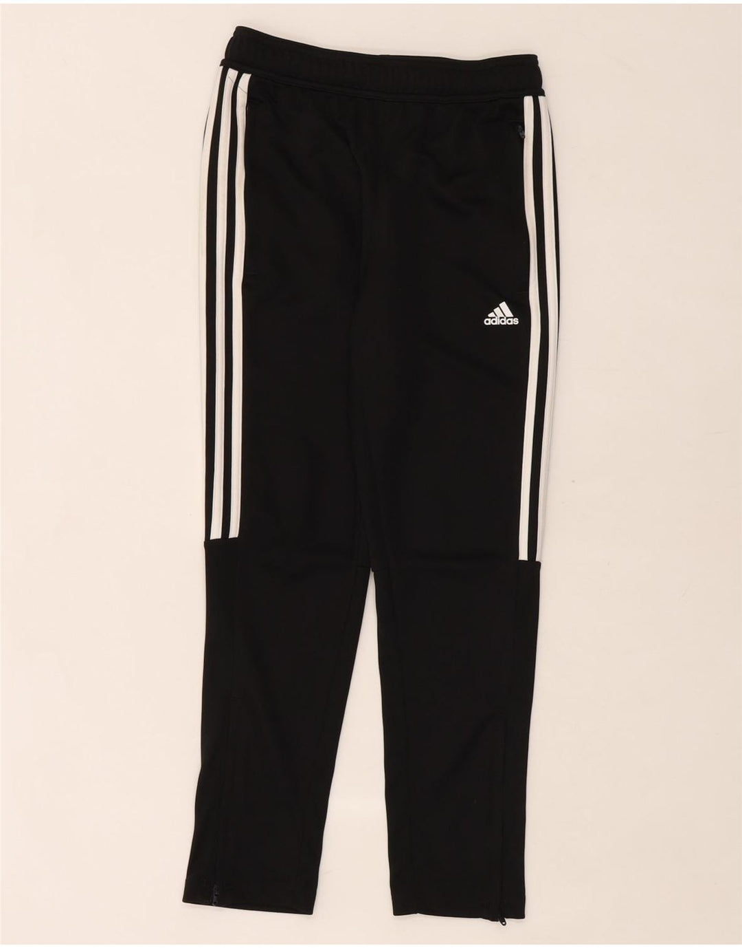 Adidas Boys Aeroready Tracksuit Bukser 11-12 år Sort Polyester