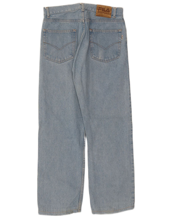 FILA Mens Straight Jeans W30 L28 Blue