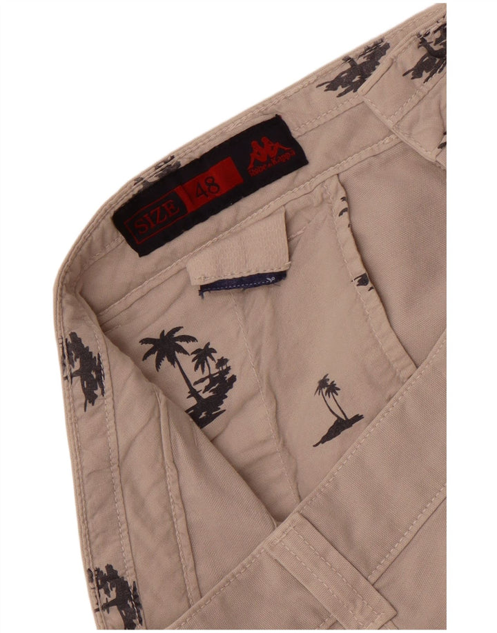 Kappa Herre Cargo Shorts IT 48 Medium W34 Grå