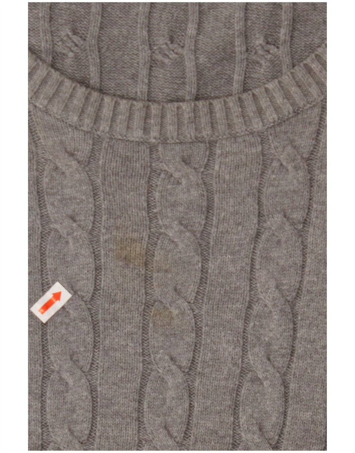 GANT Herre sweater med rund hals 3XL grå bomuld