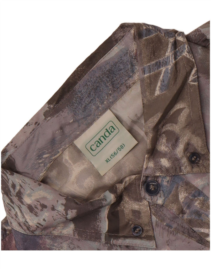 Canda kortærmet herretrøje IT 56/58 XL Flerfarvet patchwork