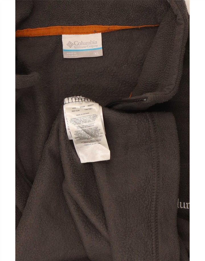 Columbia Herre lynlås-hals Fleece Jumper XL Grå Polyester
