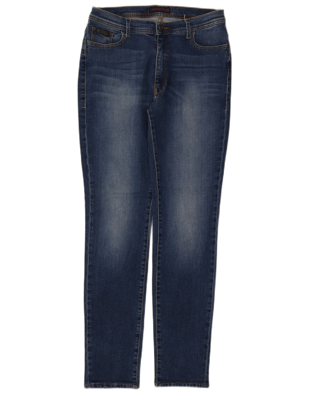 Trussardi Dame Slim Jeans W30 L30 Blå Bomuld
