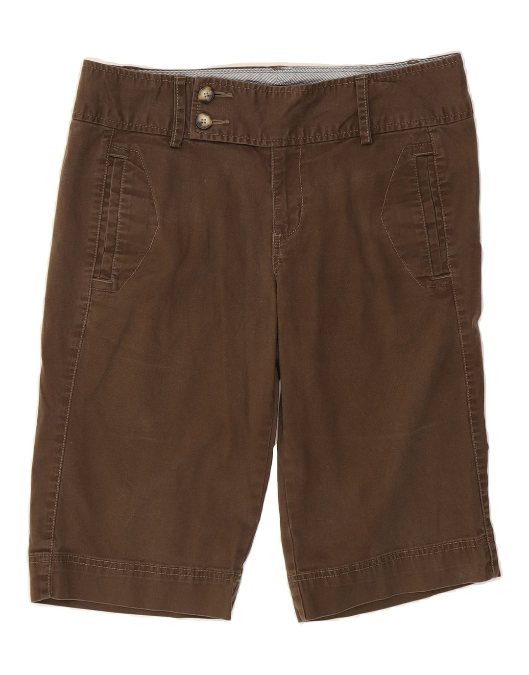 EDDIE BAUER Womens Vashon Fit Casual Shorts US 8 Medium W32  Brown Cotton Vintage Eddie Bauer and Second-Hand Eddie Bauer from Messina Hembry 