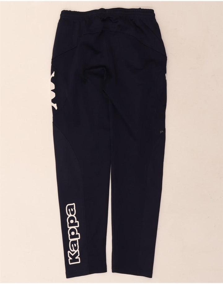 Kappa Boys Graphic Tracksuit Bukser 11-12 år Navy Blue Polyester