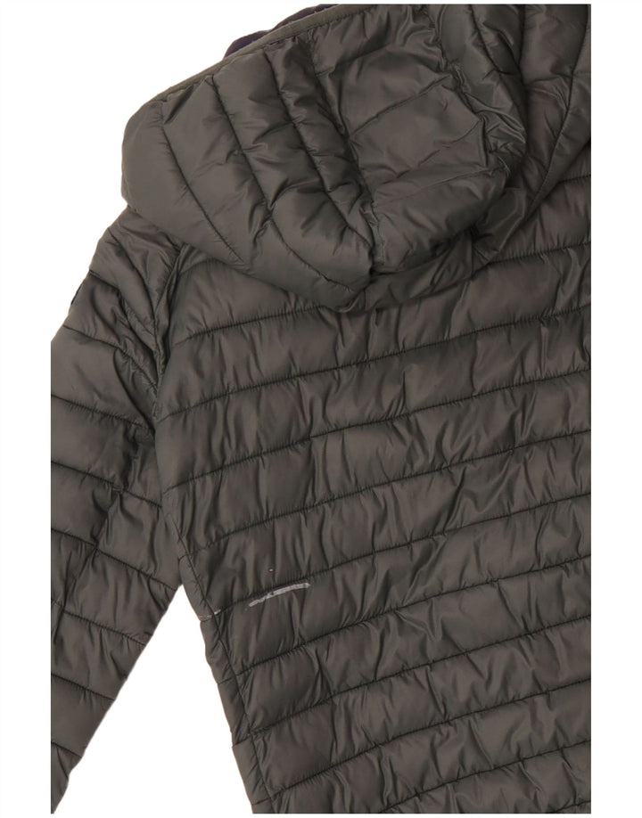 Invicta Herre hættepolstret jakke UK 36 Small Khaki Polyamid