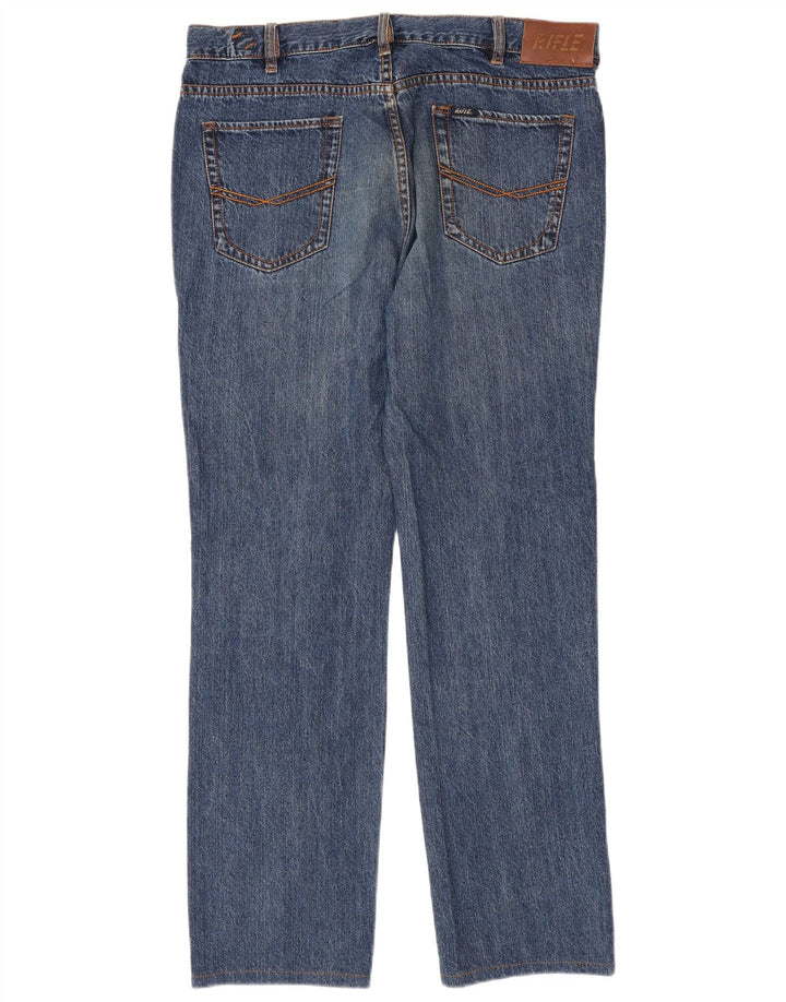 Rifle Herre Straight Jeans W38 L33 Blå