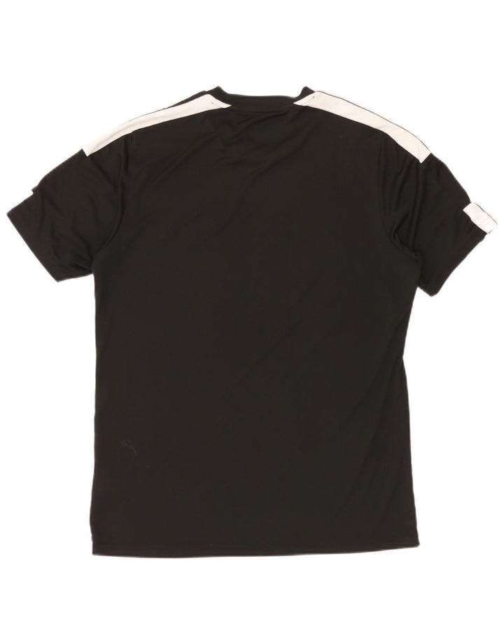 Adidas Herre Aeroready T-Shirt Top Medium Sort Colourblock Polyester