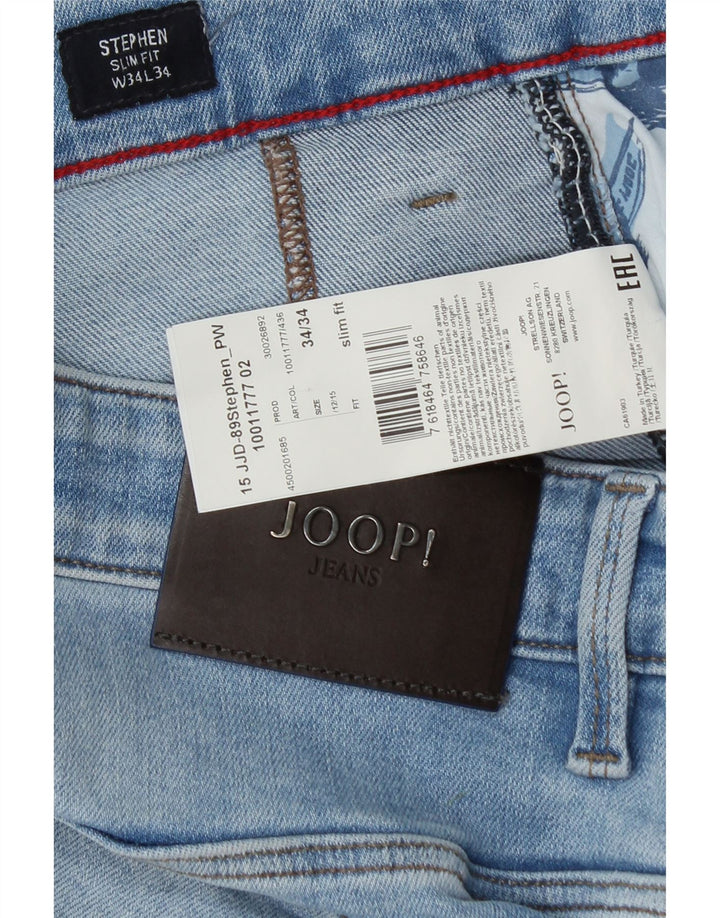 Joop Herre Stephen Slim Jeans W34 L32 Blå Bomuld