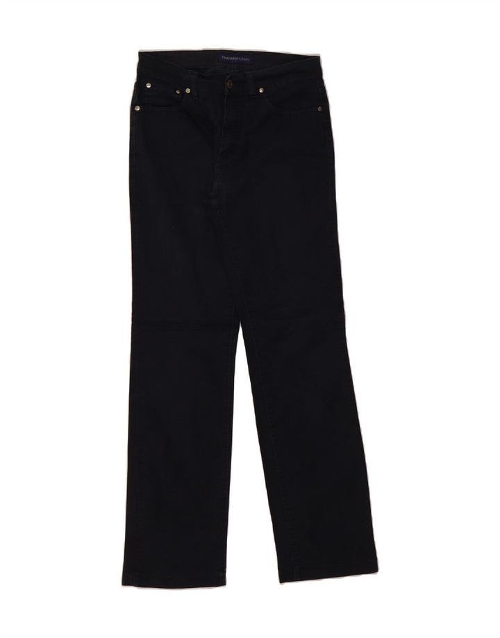 TRUSSARDI Womens Straight Jeans W26 L30  Navy Blue Cotton Vintage Trussardi and Second-Hand Trussardi from Messina Hembry 