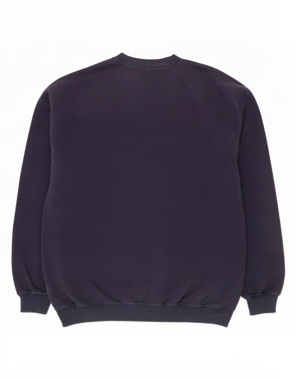 Marks & Spencer Herre St. Michael Sweatshirt Jumper Stor marineblå bomuld