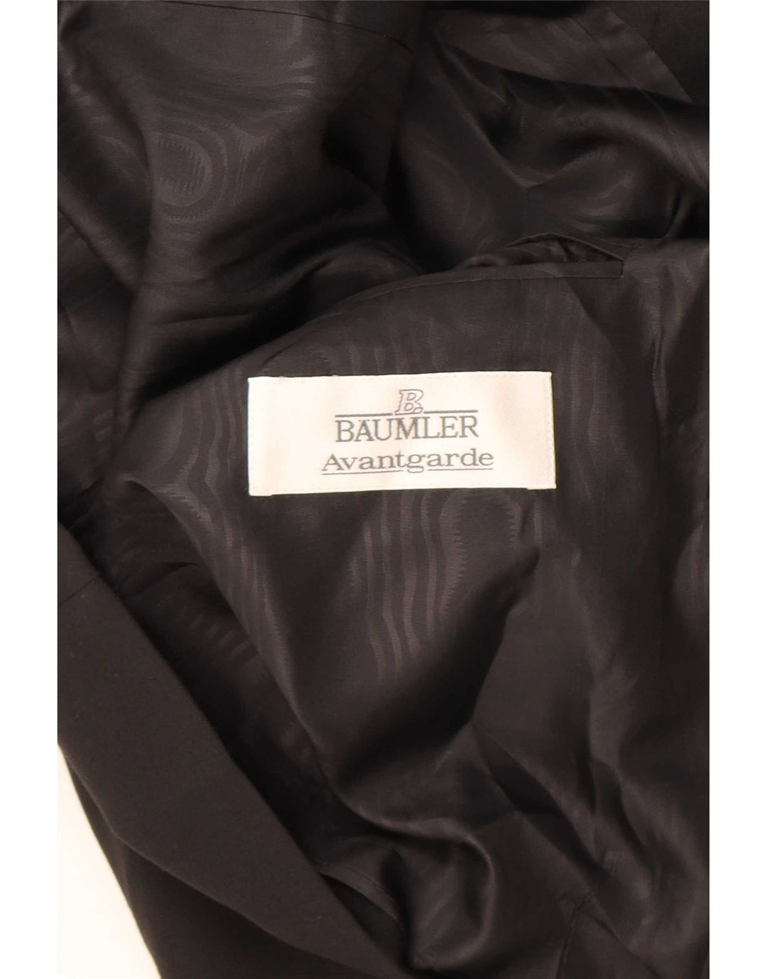 Baumler Herre Dobbeltradet Blazer Jacket UK 40 Large Black