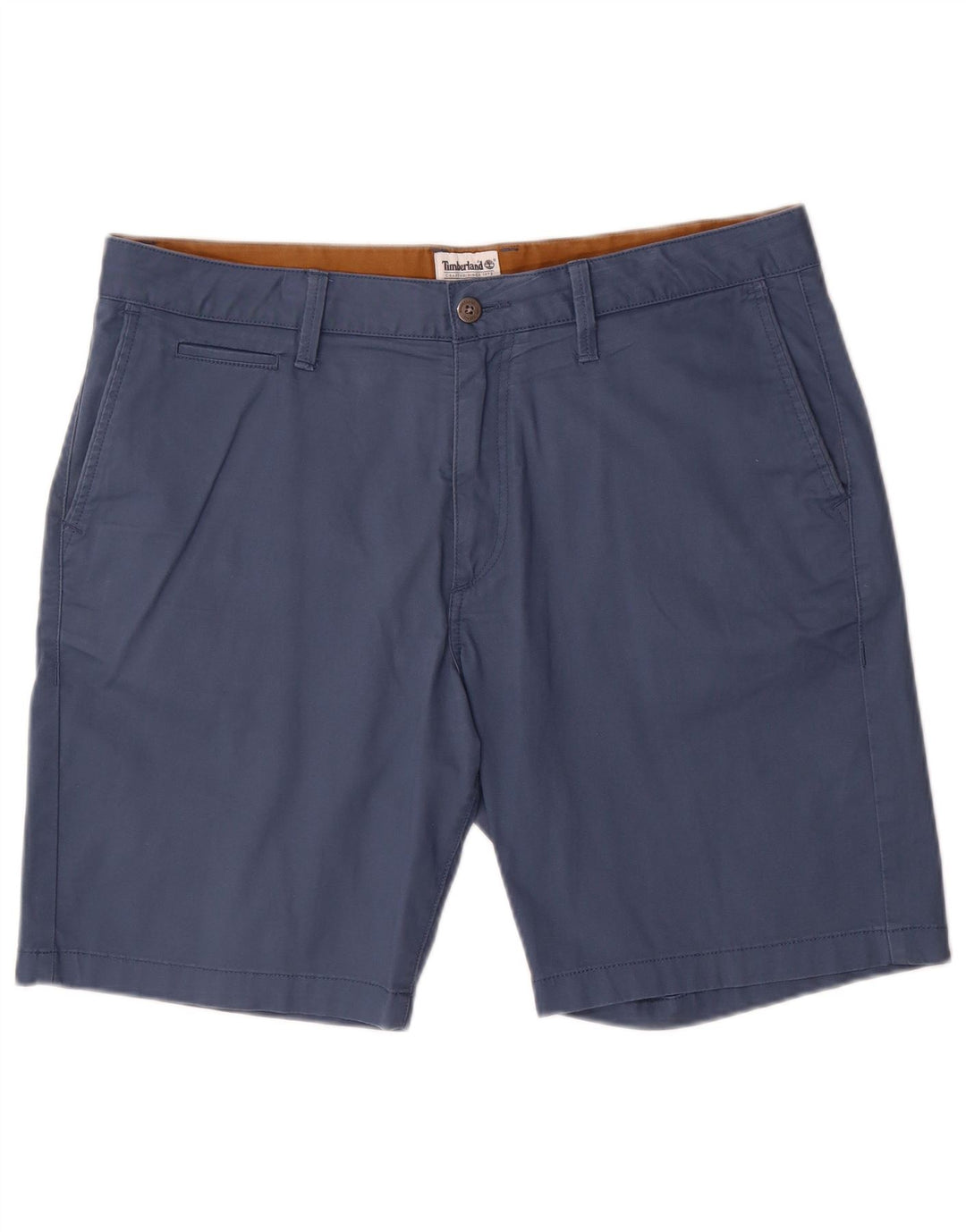 TIMBERLAND Chino Shorts til mænd W36 Large Blue Cotton