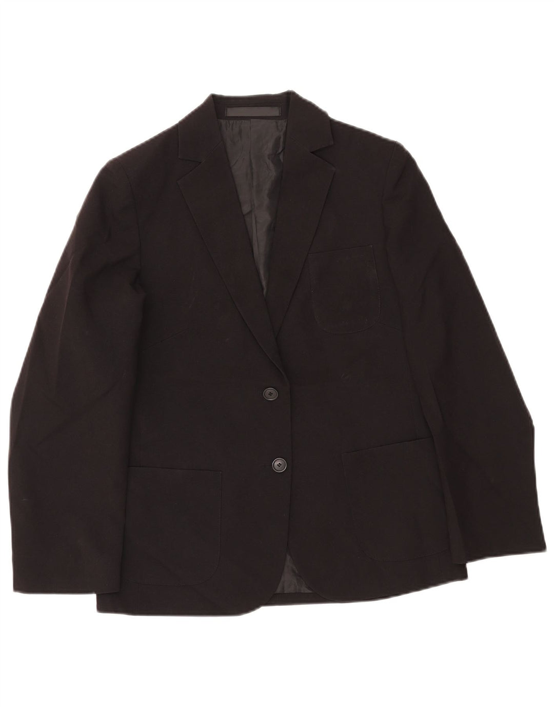 MARKS & SPENCER piger 2-knaps blazerjakke 12-13 år sort polyester