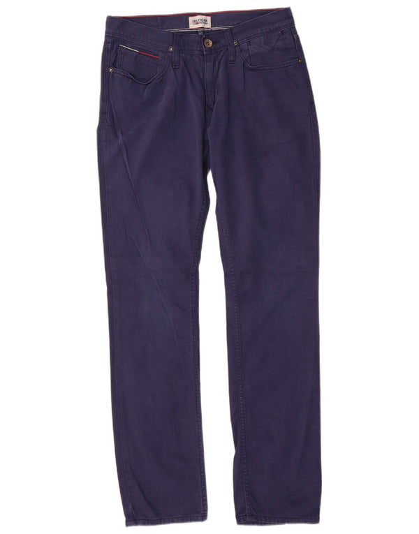 Tommy Hilfiger Straight Jeans til mænd W30 L32 Marineblå Bomuld