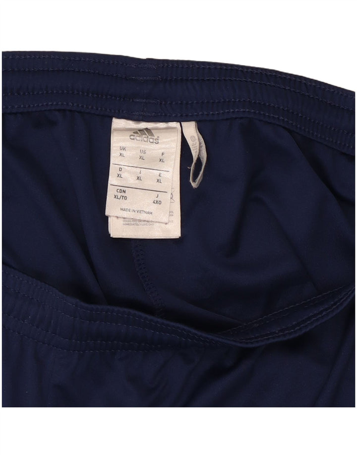 Adidas Herre Climalite Sport Shorts XL Navy Blue Polyester