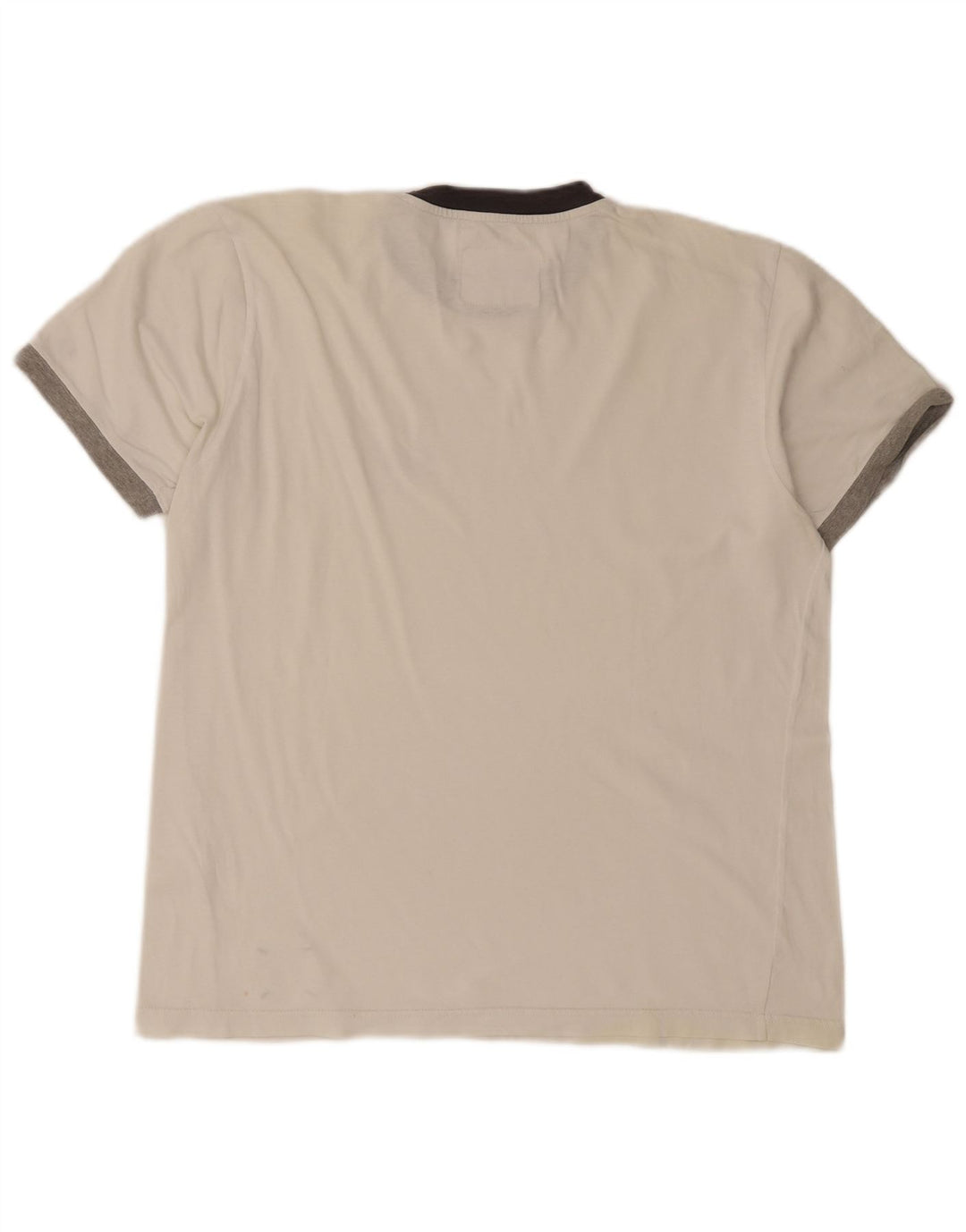 Champion Herre Grafisk T-Shirt Top XL Hvid Colourblock