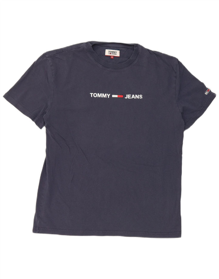 Tommy Hilfiger Herre grafisk T-shirt Top Medium Navy Blue