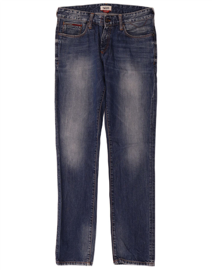 Tommy Hilfiger Herre Slim Jeans W30 L32 Blå Bomuld