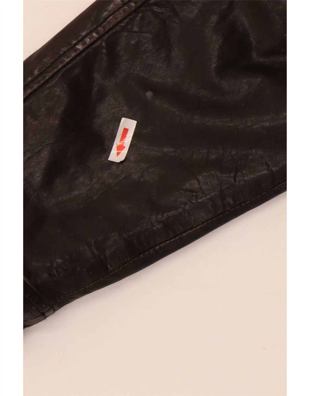 Bomboogie Herre Læder Racer Jakke UK 42 XL Brun Læder