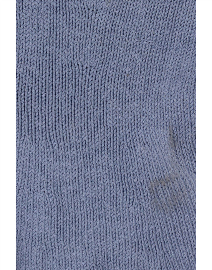 Boden Dame Cardigan Sweater UK 14 Medium Blue Silk