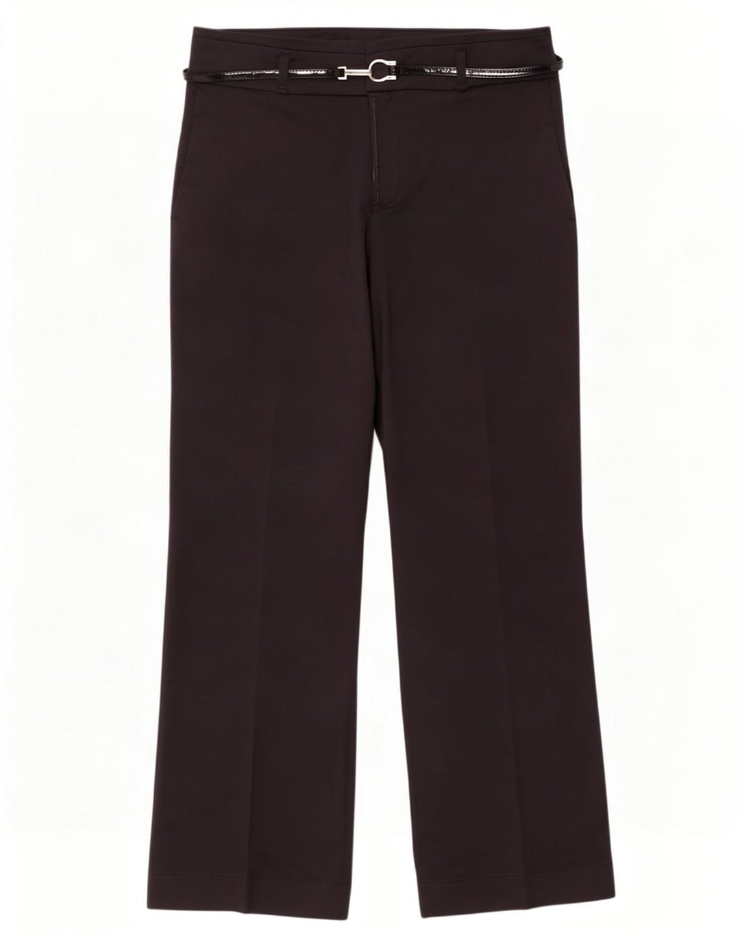 Zara Dame Bootcut Casual Bukser EU 40 Medium W30 L30 Sort Bomuld