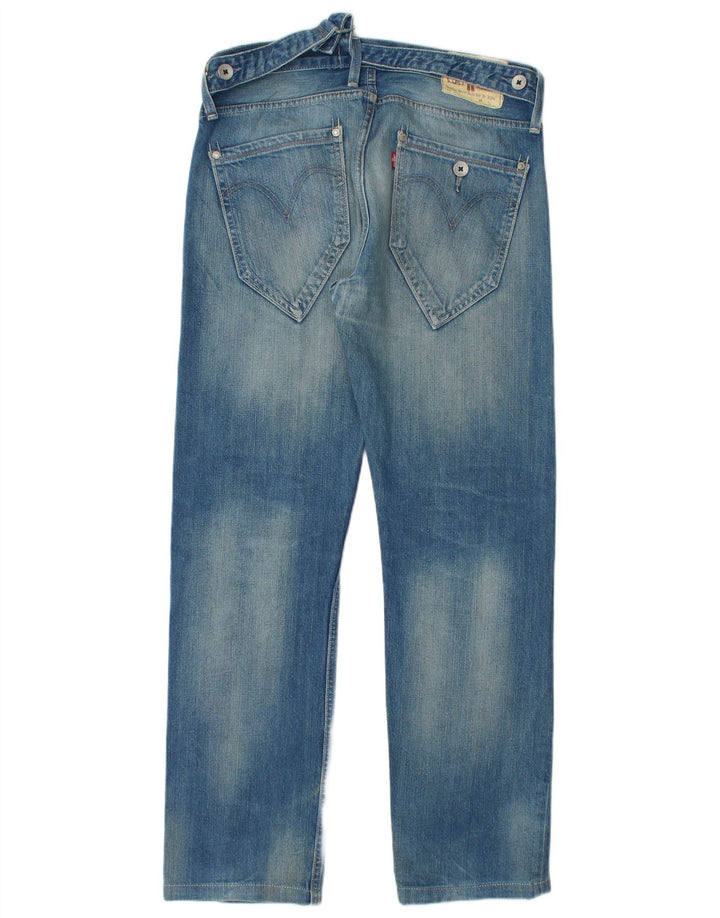 LEVI'S Dame 504 Bootcut Jeans W32 L32 Blå