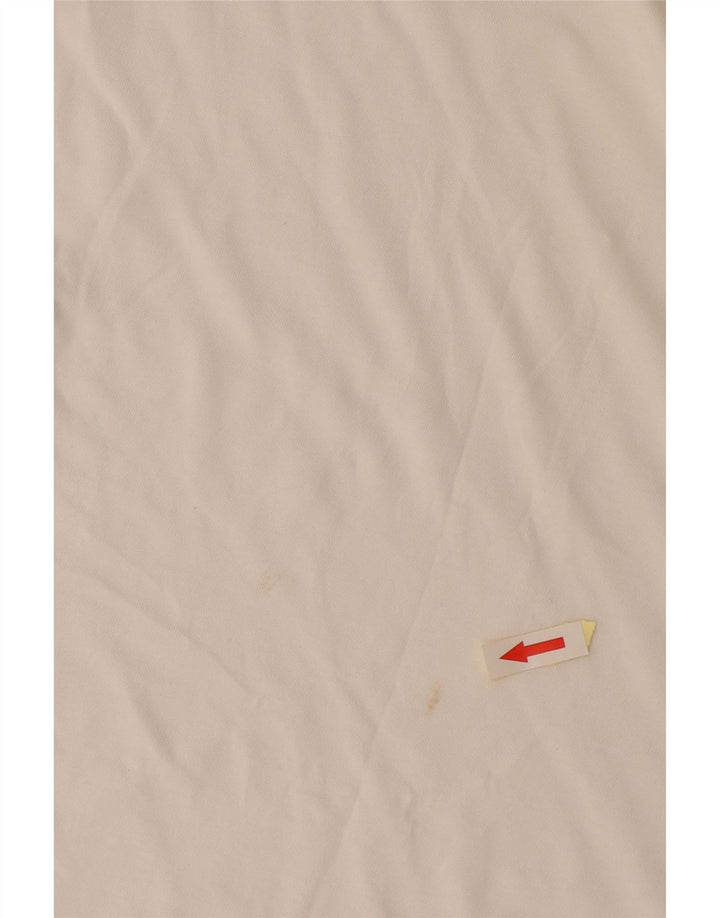 LEVI'S Herre grafisk T-shirt Top Stor hvid bomuld