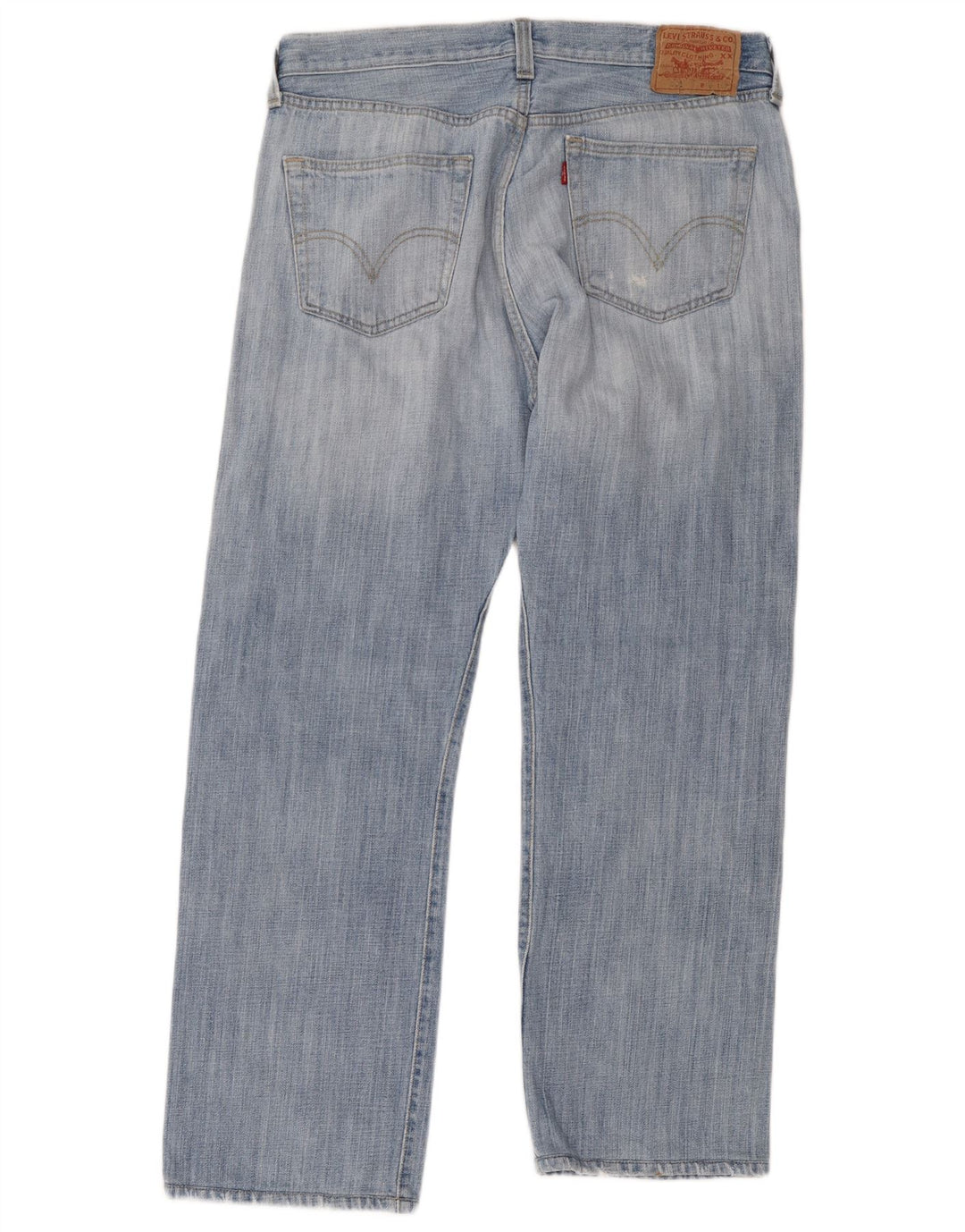 Levi's Herre 501 lige jeans W36 L32 blå bomuld