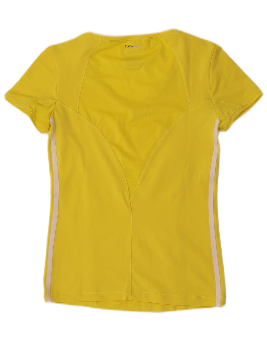ADIDAS Womens Climacool T-Shirt Top UK 10 Small Yellow