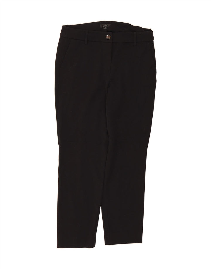 J. CREW Womens Straight Chino Trousers US 8 Medium W32 L26 Black Polyester Vintage J. Crew and Second-Hand J. Crew from Messina Hembry 