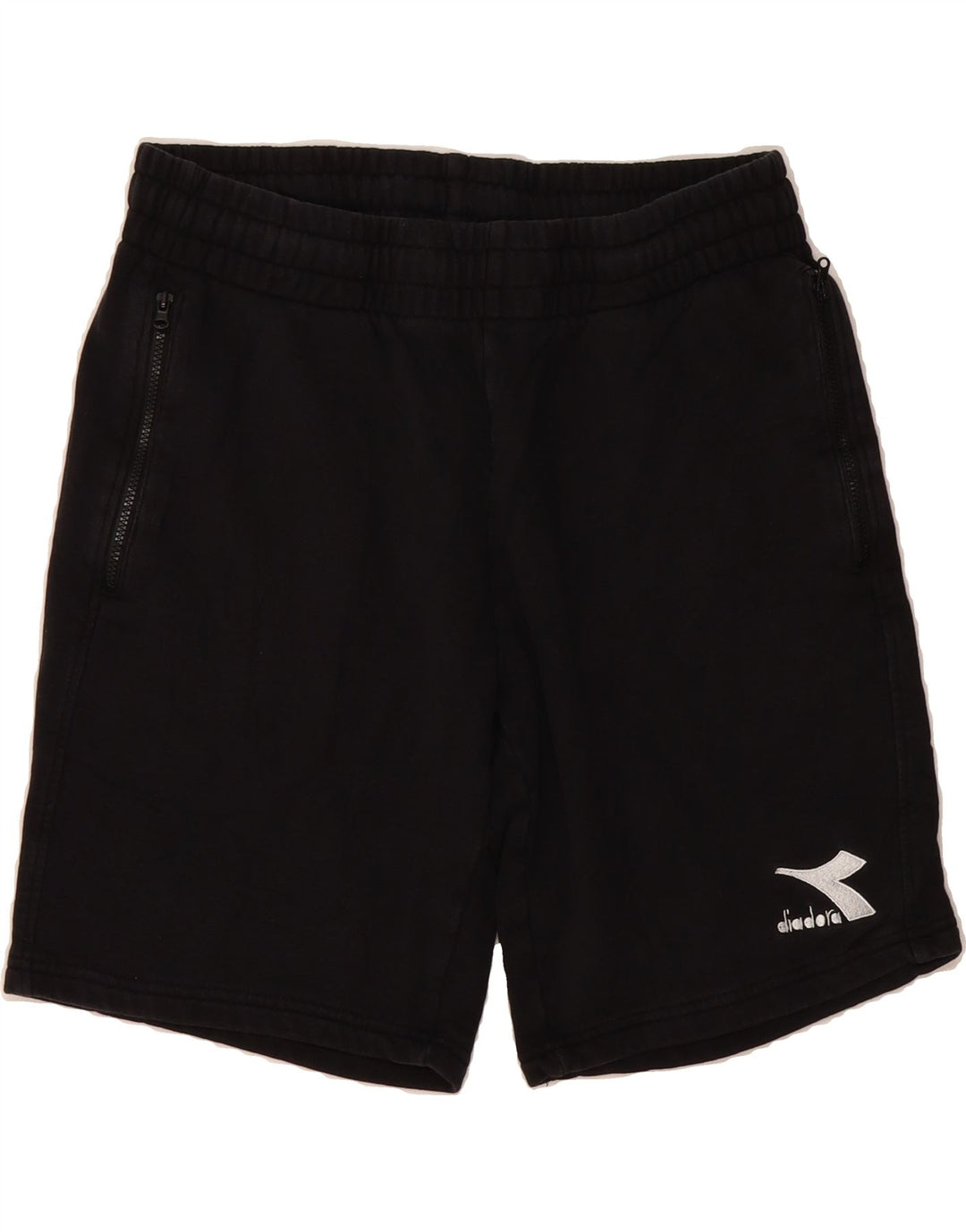 DIADORA Mens Sport Shorts Medium  Black Cotton Vintage Diadora and Second-Hand Diadora from Messina Hembry 