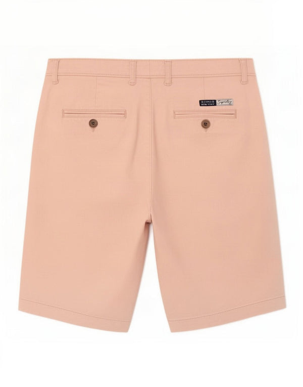 Superdry Chino Shorts til kvinder UK 10 Small W30 Pink Bomuld