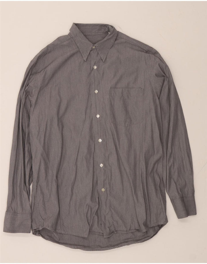 HUGO BOSS Mens Shirt Size 41 Large Grey Vintage Hugo Boss and Second-Hand Hugo Boss from Messina Hembry 